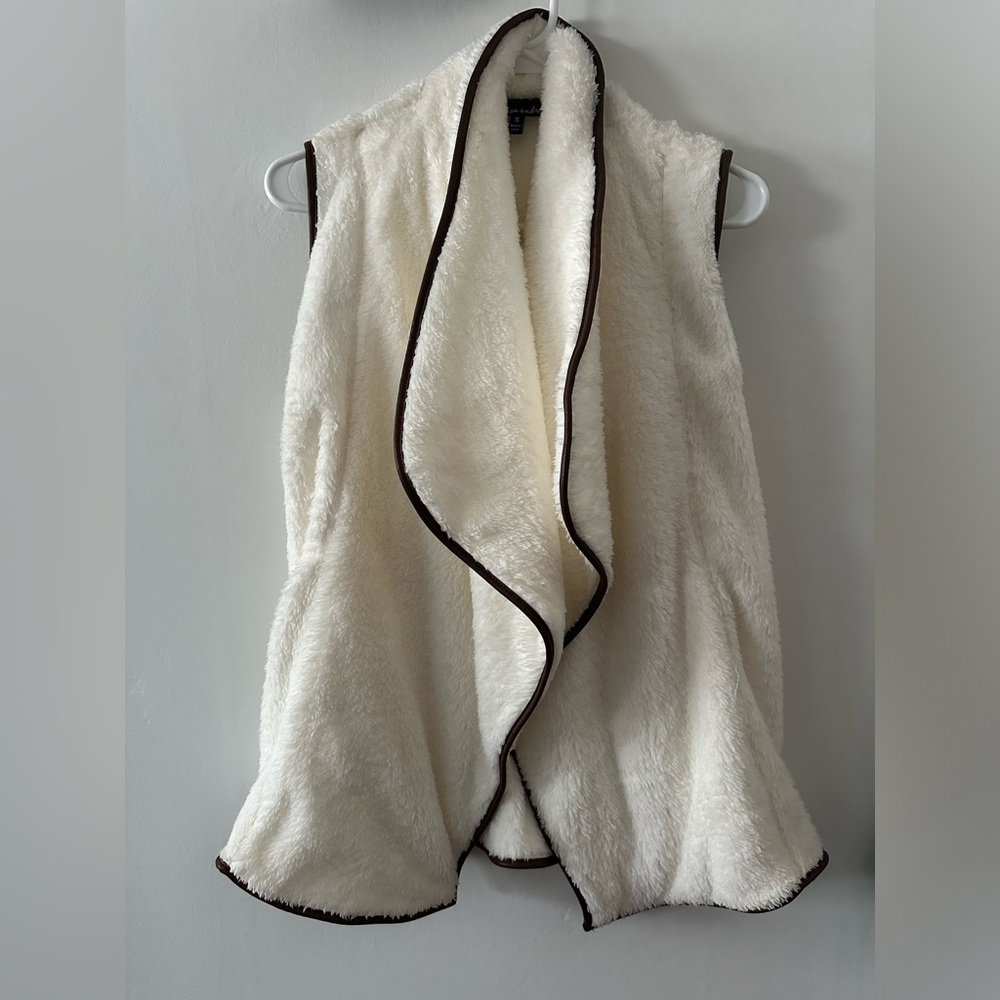 Alison Andrew’s small fur vest